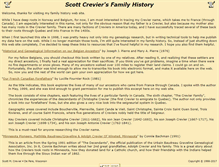 Tablet Screenshot of family.crevier.org